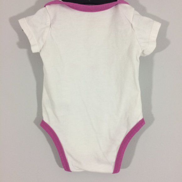 Lucky Brand Baby 3-6M White & Pink Boho Bodysuit - Picture 2 of 6